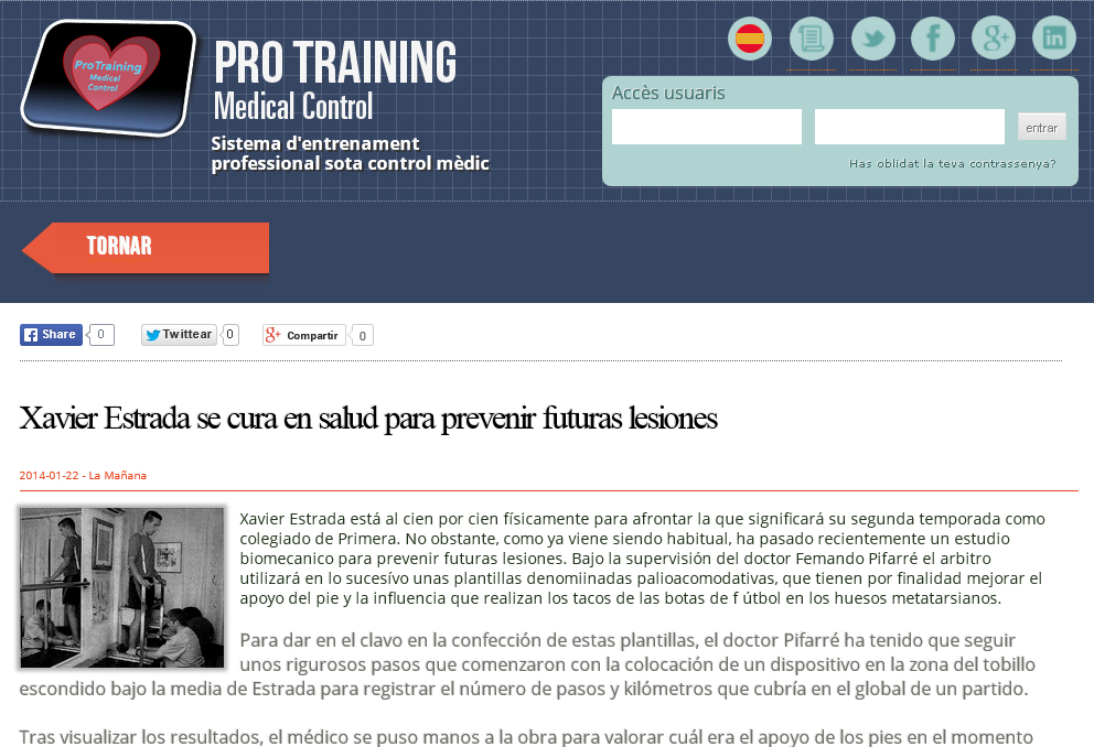 Pro Training Medical Control